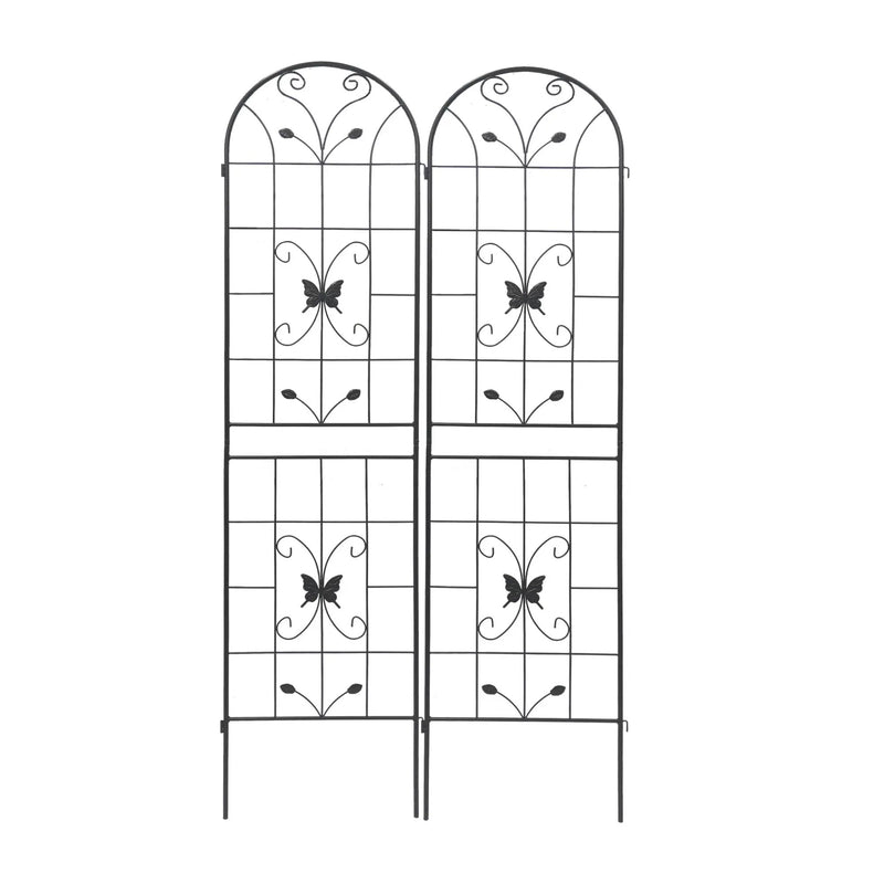 Garden Metal Trellis Rustproof Trellis For Climbing Plants Outdoor Flower Support by HouseOfZazla