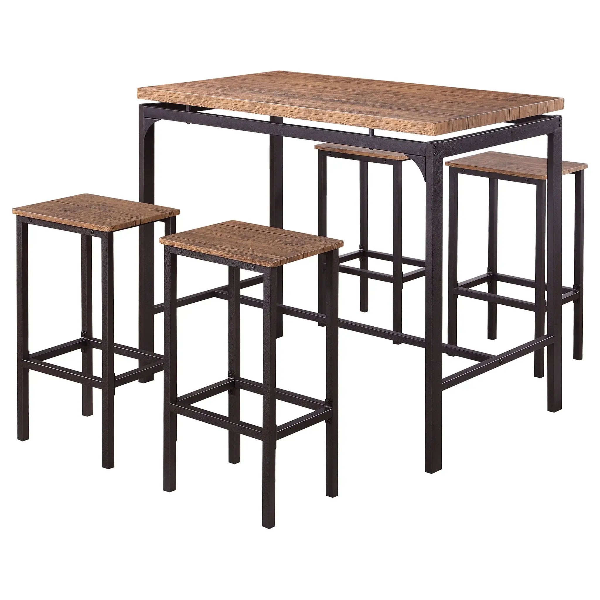 5 Piece Bar Set - Chestnut by HouseOfZazla