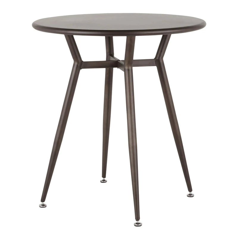 Clara - Industrial Round Dinette Table - Antique by Unique Piece Furniture