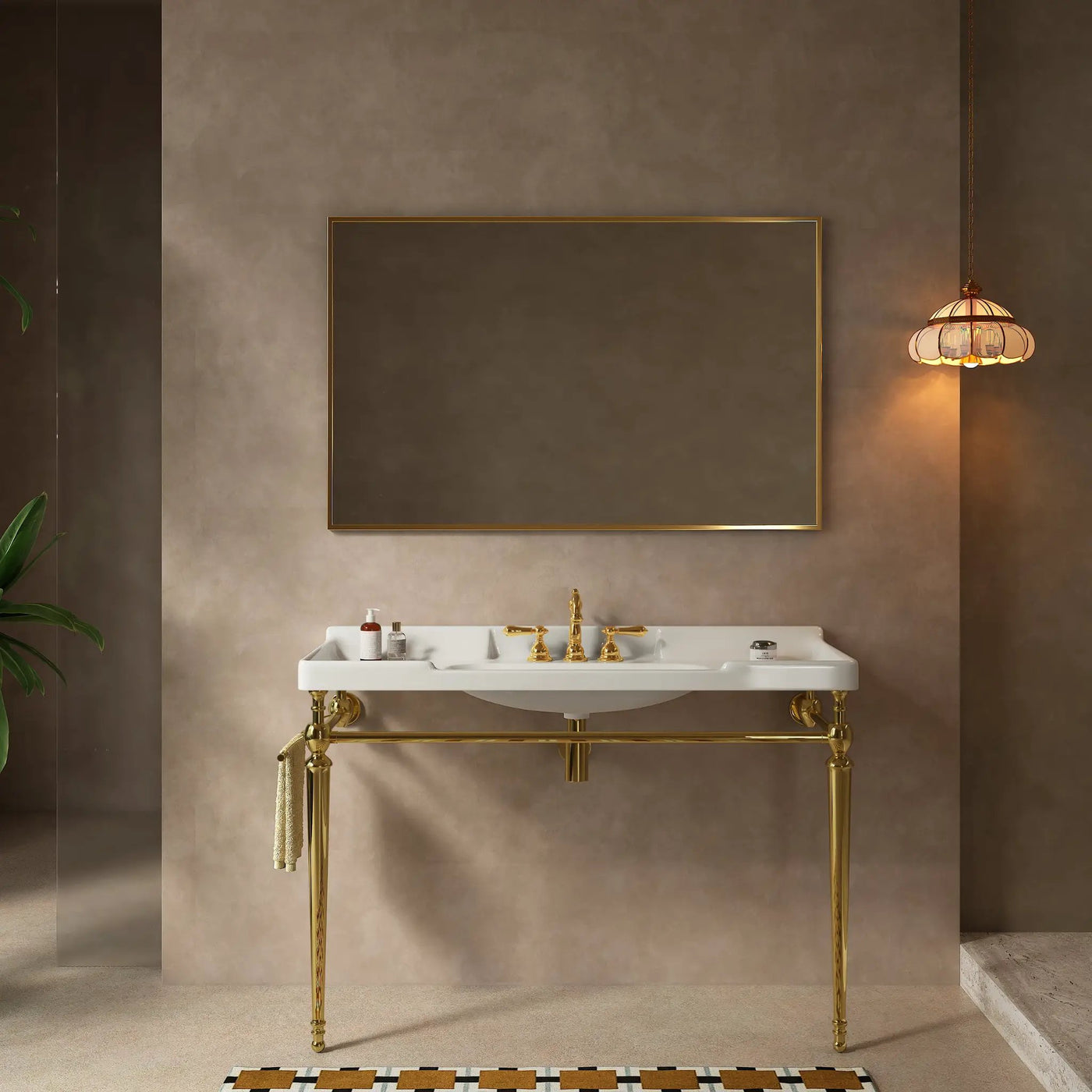 VICI 48" Bathroom Console Sink, Wall-Mounted by HouseOfZazla