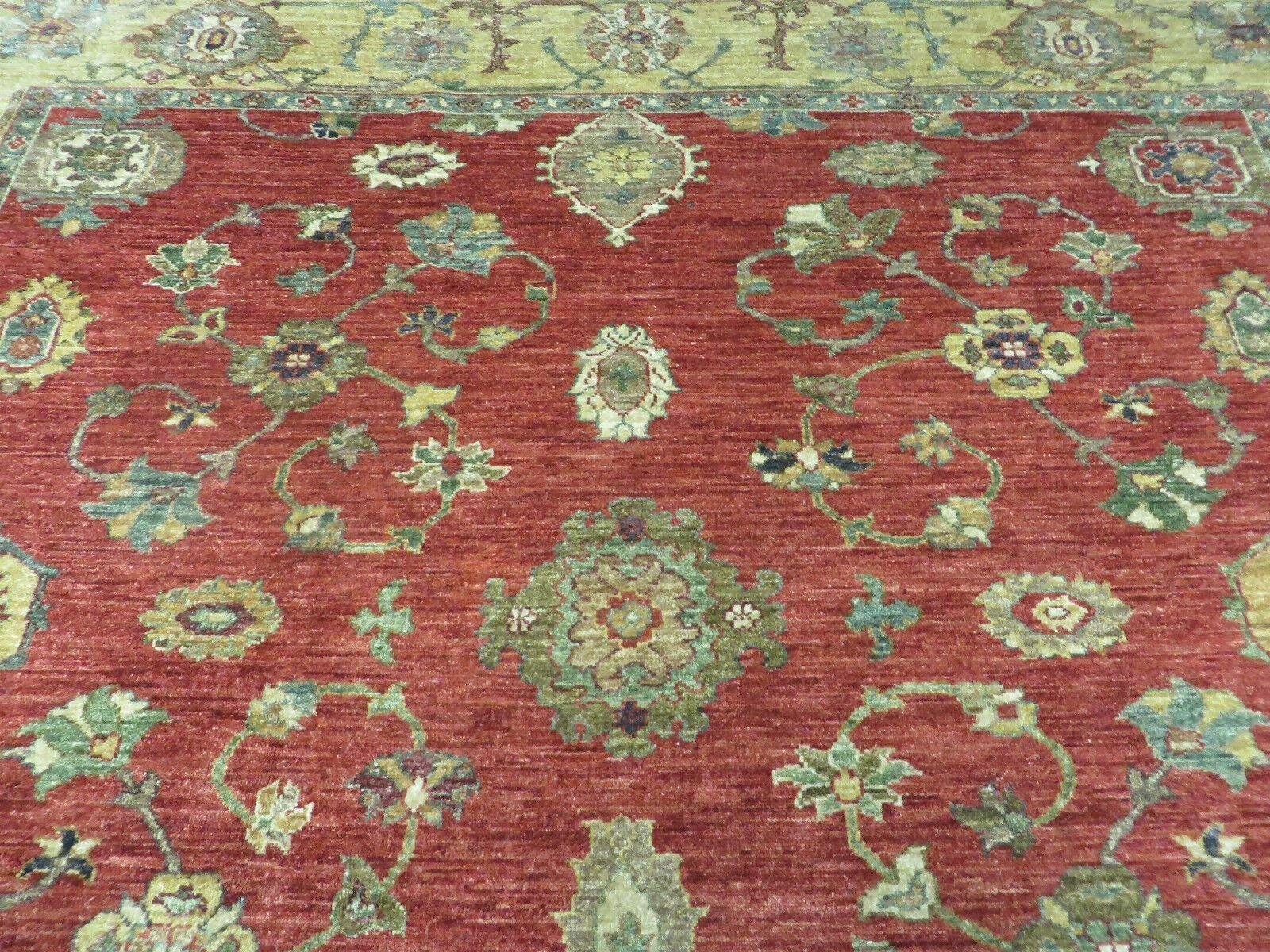 6.5' X 7' Vintage Handmade Egypt Agra Wool Rug Carpet Square Beauty by Jewel Rugs