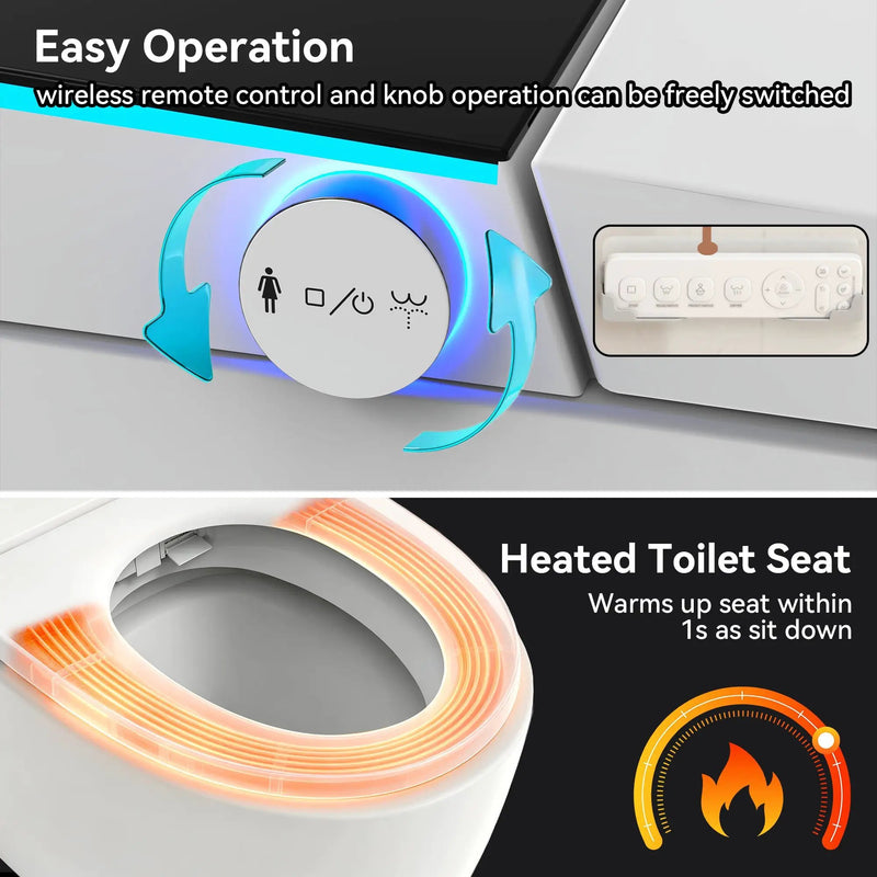 Smart Toilets with Heated Bidet Seat by HouseOfZazla