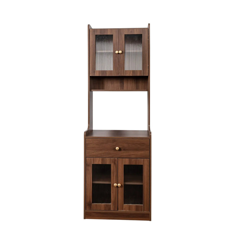 Kitchen Pantry Hutch Storage Cabinet Farmhouse Style by HouseOfZazla