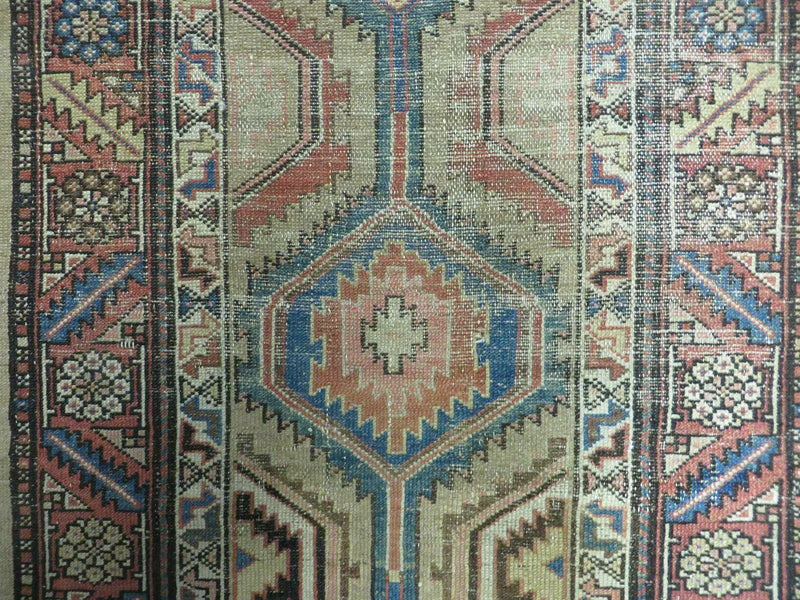 3'4" X 12' Antique Hand Made Turkish Wool Rug Runner Carpet Camel Hair Nice by Jewel Rugs