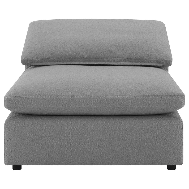 Raleigh 5-piece Boucle Upholstered Modular Sectional Grey by Unique Piece Furniture