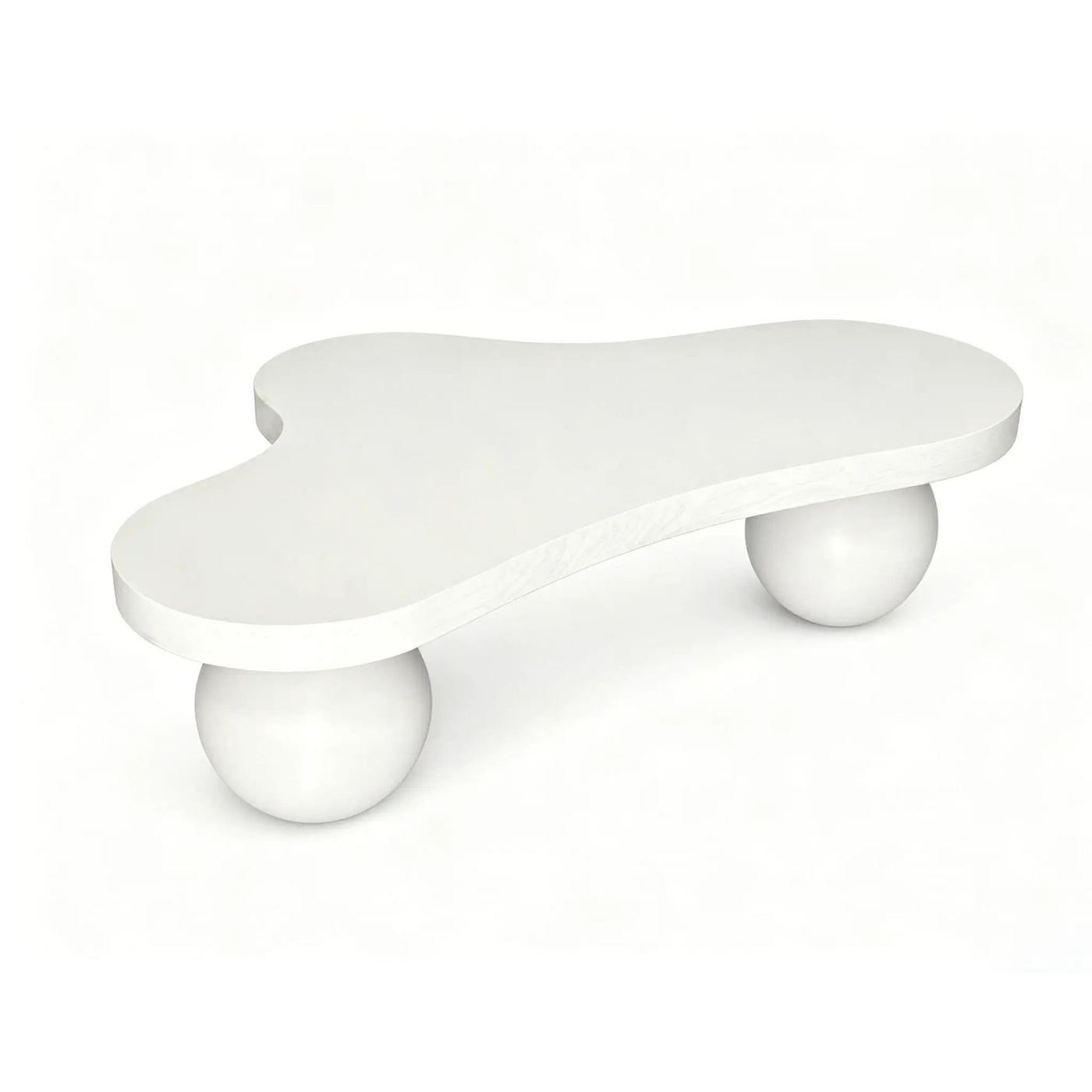 Cloud Shaped Coffee Table With 3 Ball Legs For Living Room by HouseOfZazla