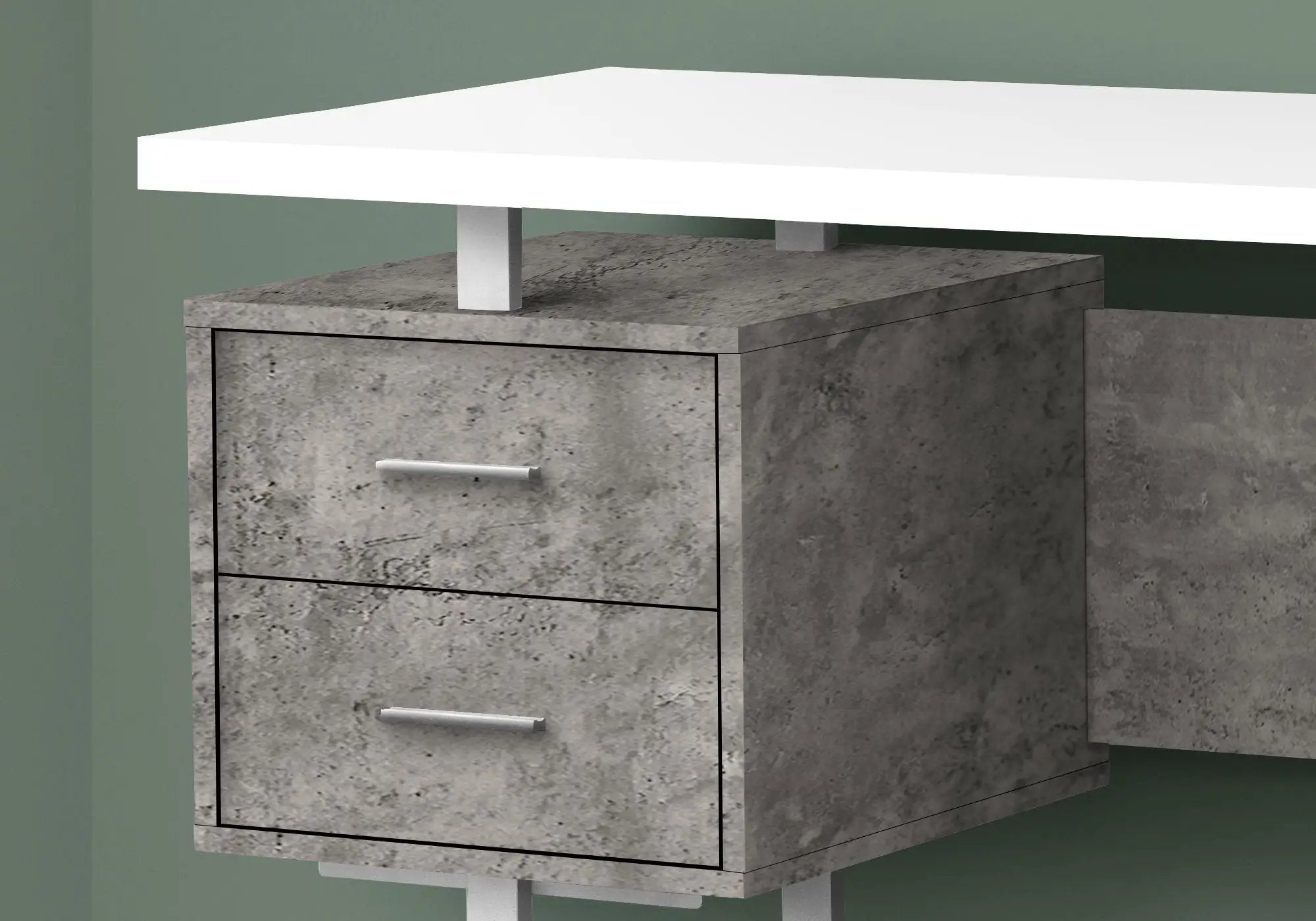 Computer Desk For Home Office With Storage Drawers by HouseOfZazla