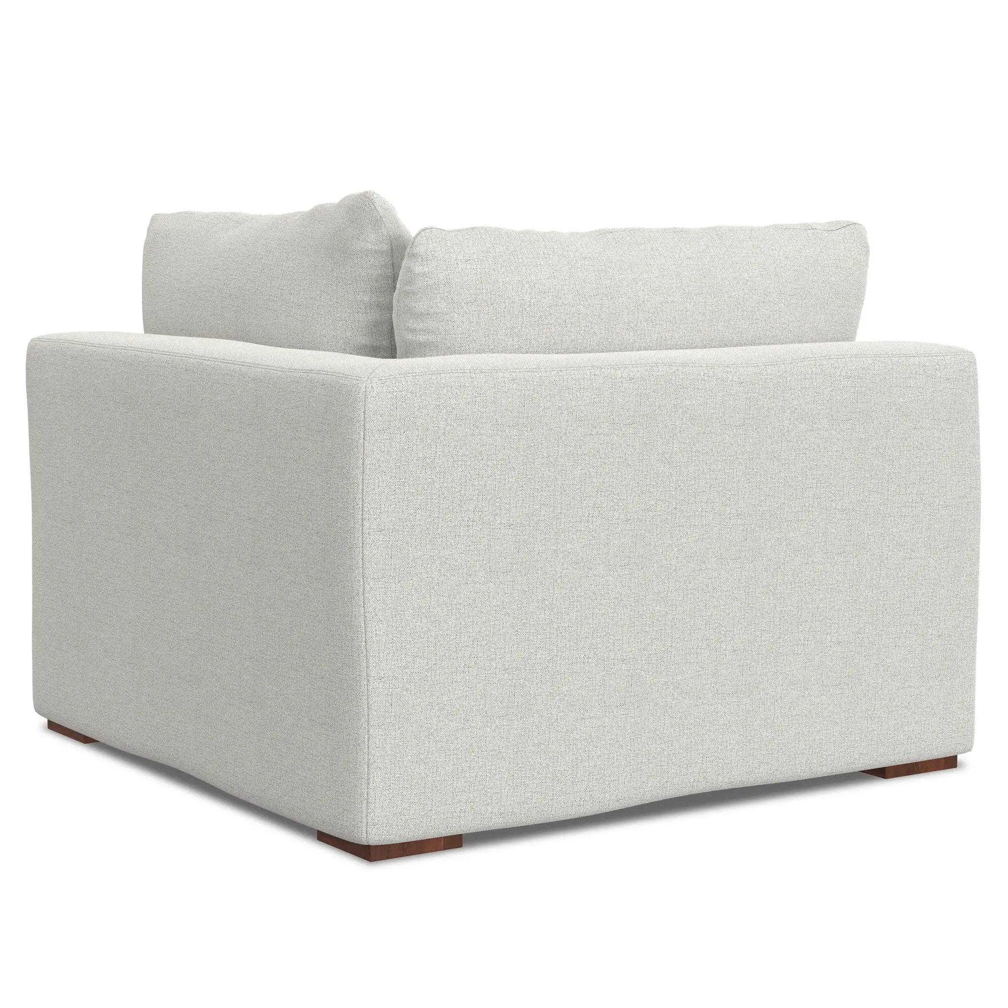 Jasmine - Corner Sofa Module - Gray by HouseOfZazla