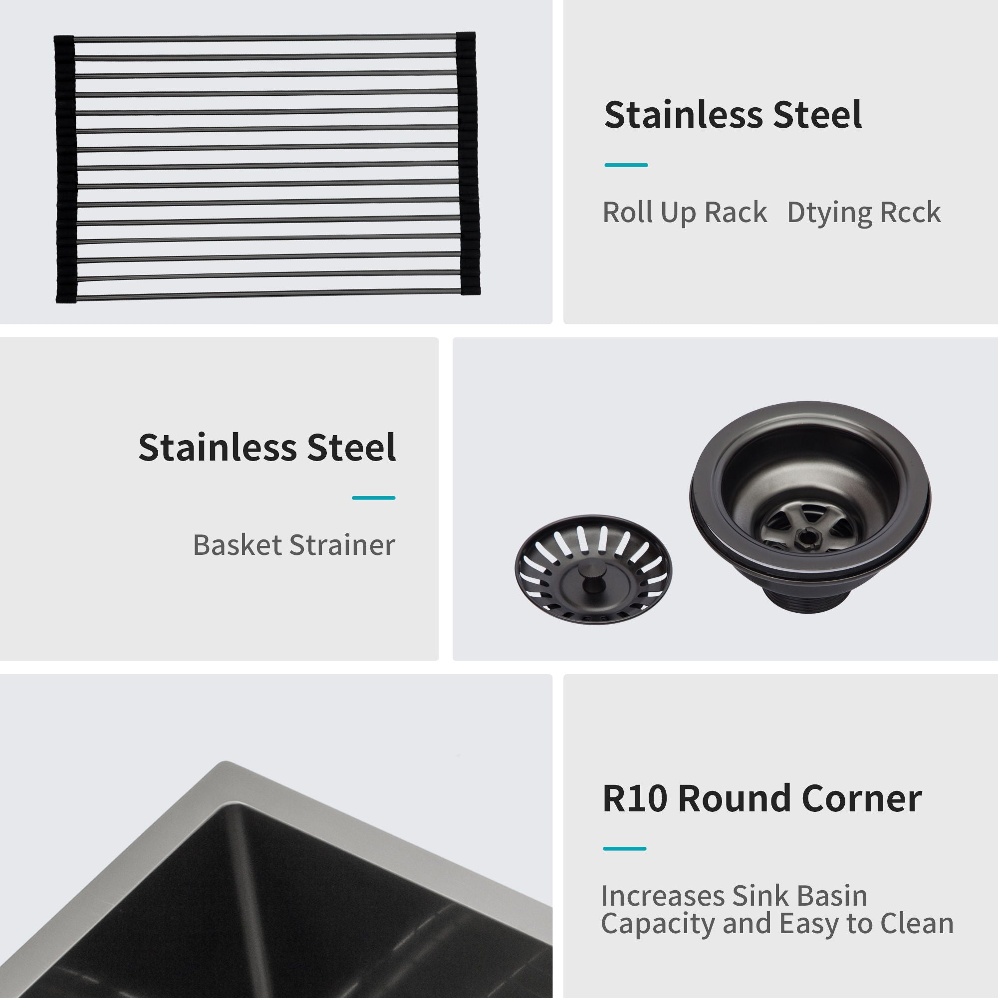Undermount Kitchen Sink 16 Gauge Stainless Steel by HouseOfZazla