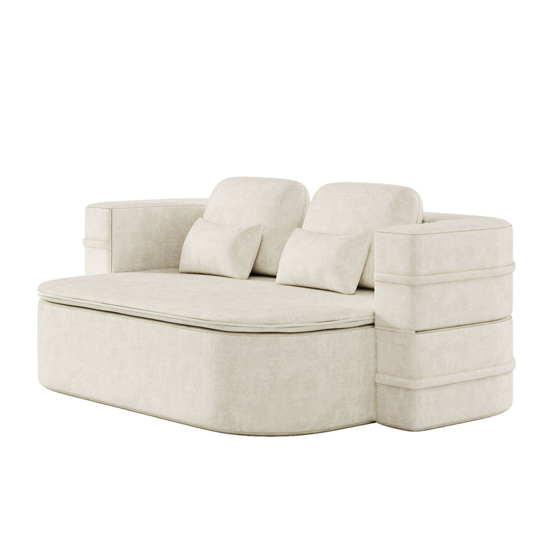 2 In 1 Foldable Sofa Bed With Multi Functional Blanket, Floor Lounge Sofa by HouseOfZazla