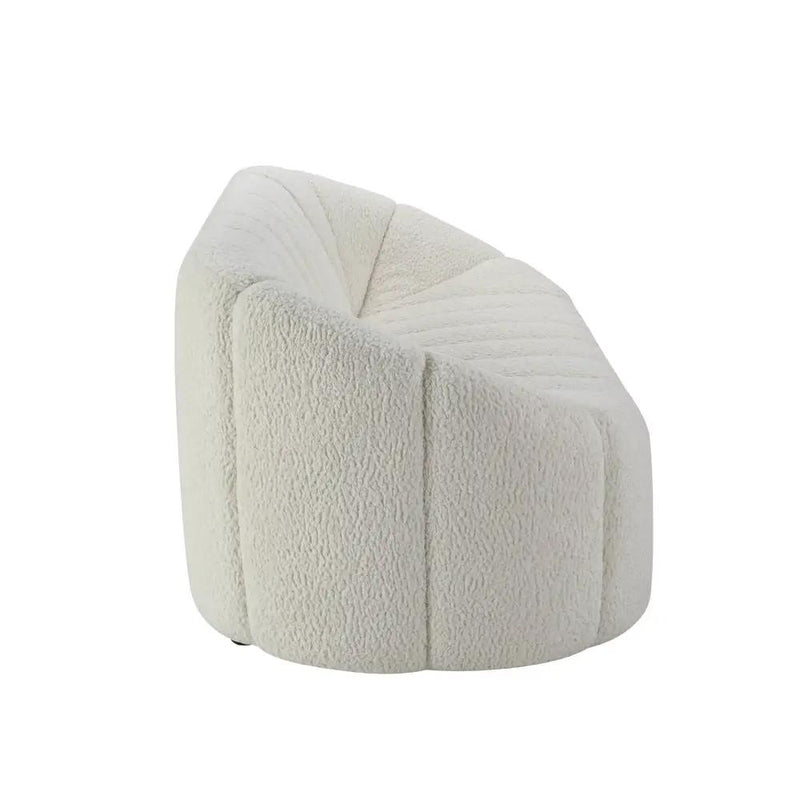 Osmash - Sofa - White Teddy Sherpa by Unique Piece Furniture