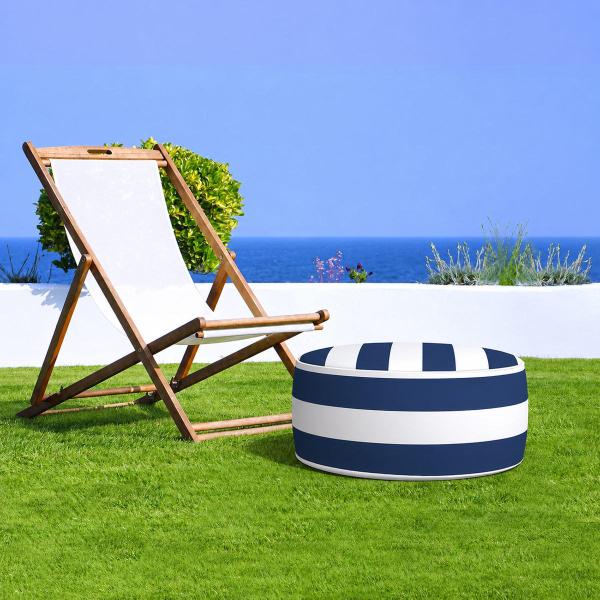 2 Pack Outdoor Inflatable Ottoman by HouseOfZazla
