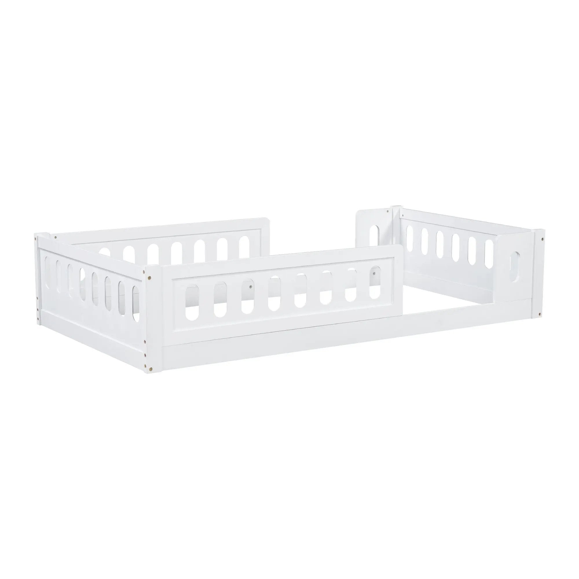 Platform Bed With Guardrail by HouseOfZazla