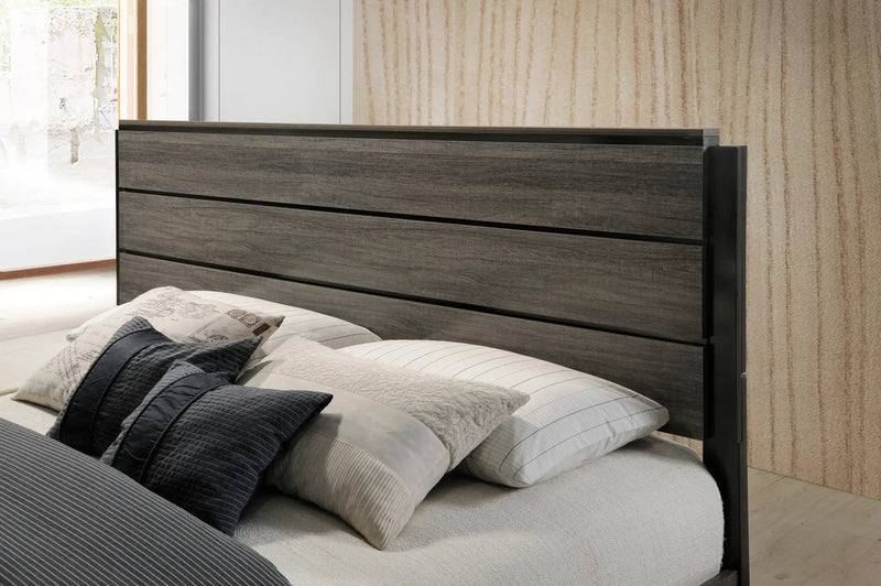 Ioana Contemporary Wood Panel Bed by HouseOfZazla