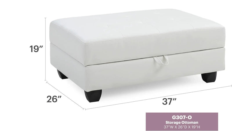 Stylish Storage Contemporary Ottoman by HouseOfZazla