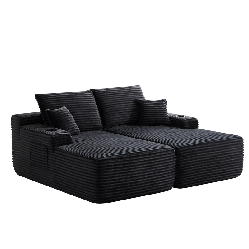 69" Cloud Sectional Couch by HouseOfZazla
