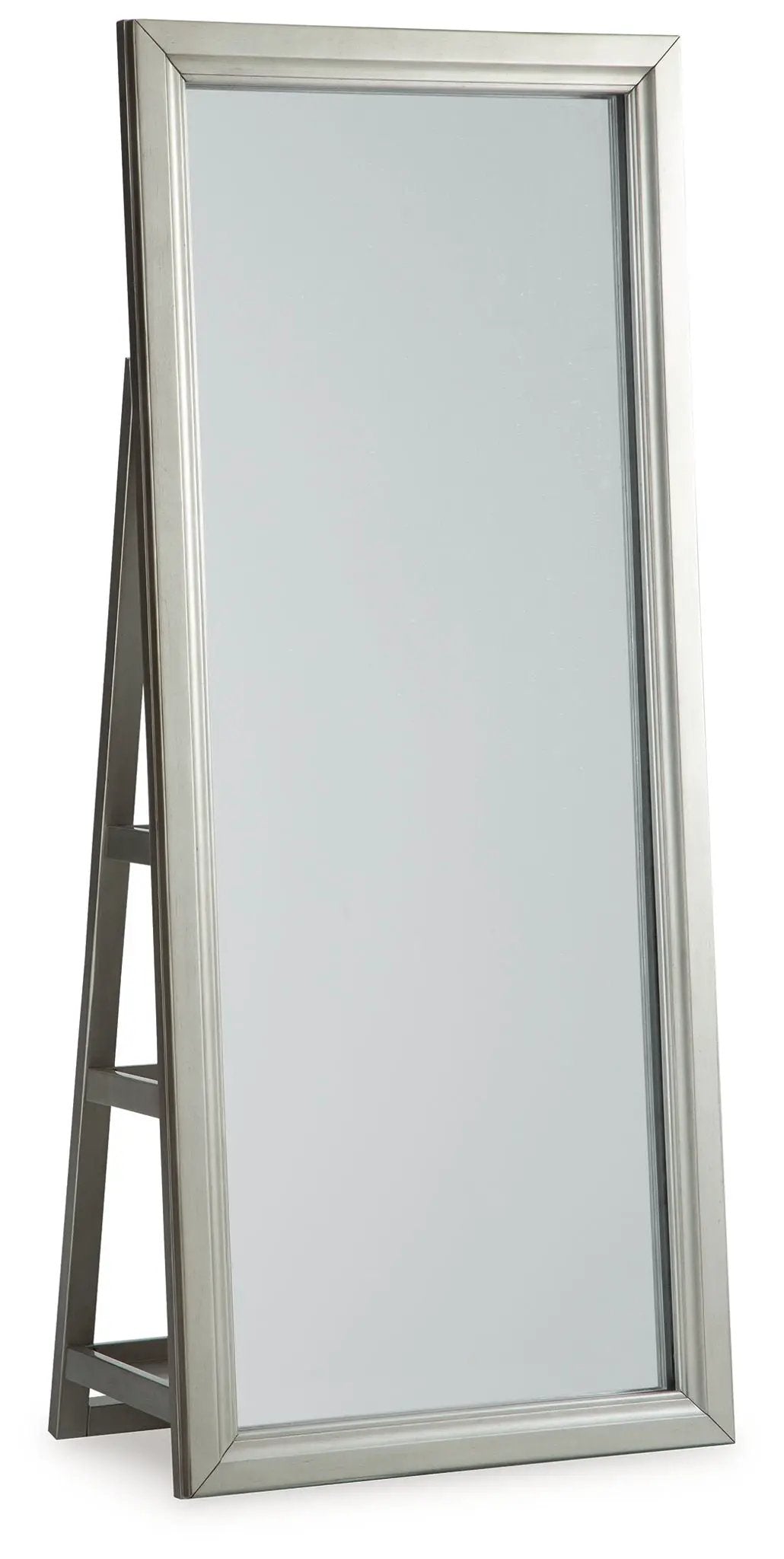 Evesen - Floor Standing Mirror With Storage - Champagne by Unique Piece Furniture