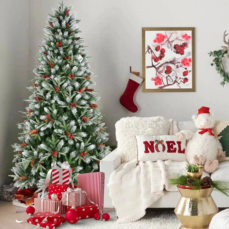 8Ft Christmas Tree with 2850 Tips by HouseOfZazla