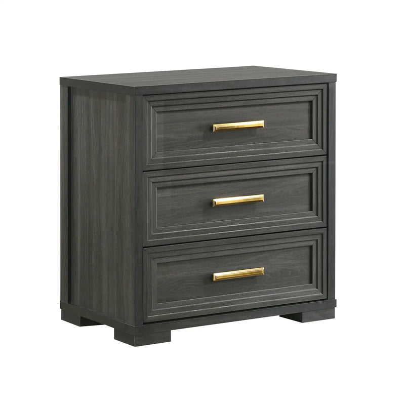 Colorado - Bedroom Set With Upholstered LED Headboard by HouseOfZazla