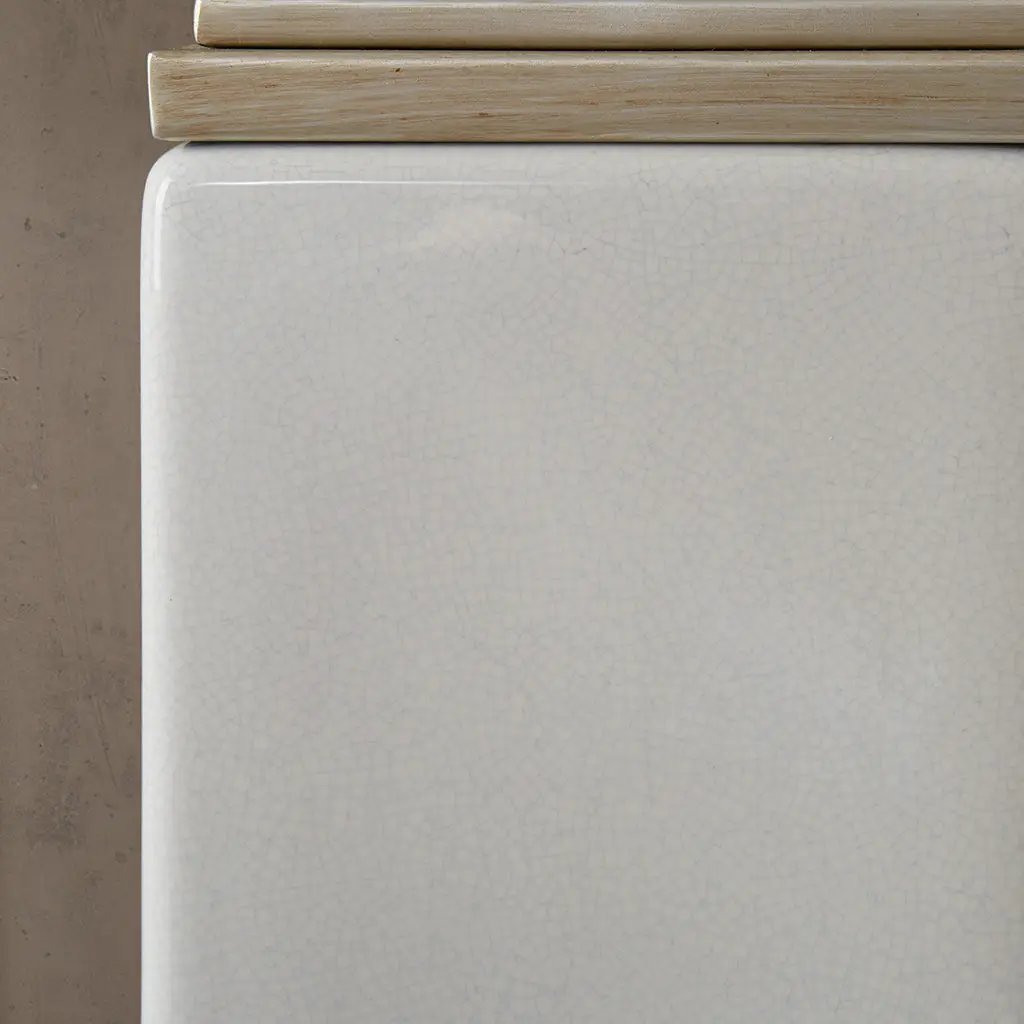 Rectangular Ceramic Table Lamp by HouseOfZazla