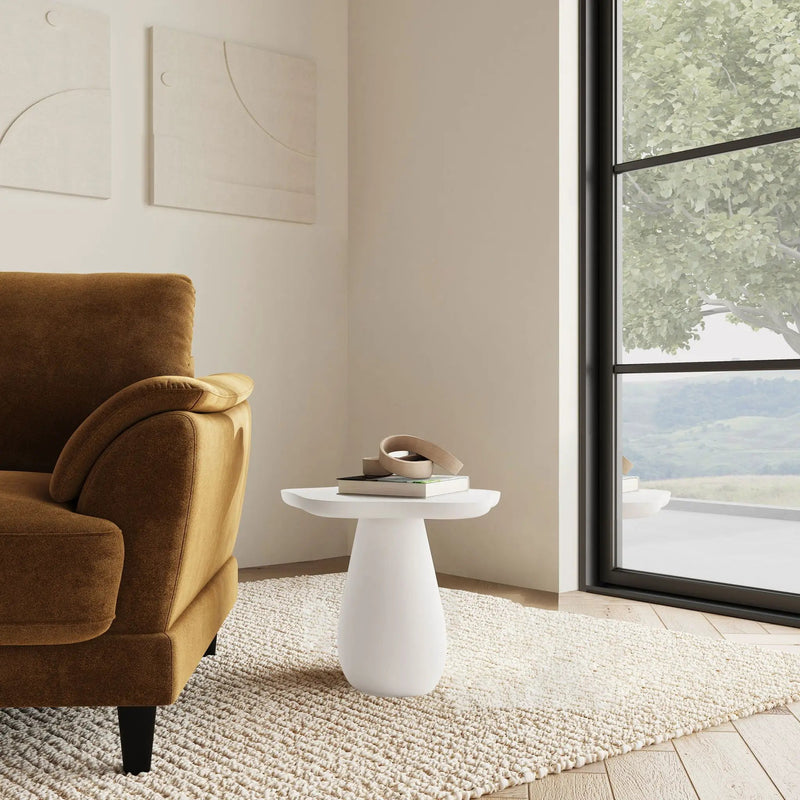 Trevor - Side Table With Cloud Shaped Top by HouseOfZazla