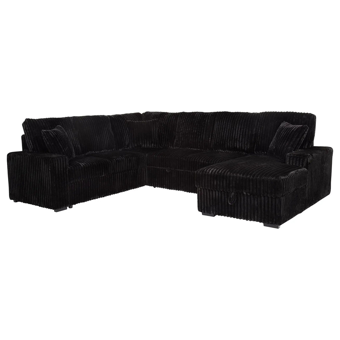 Thurston - Storage Sectional Sofa With Pop Up Bed by HouseOfZazla