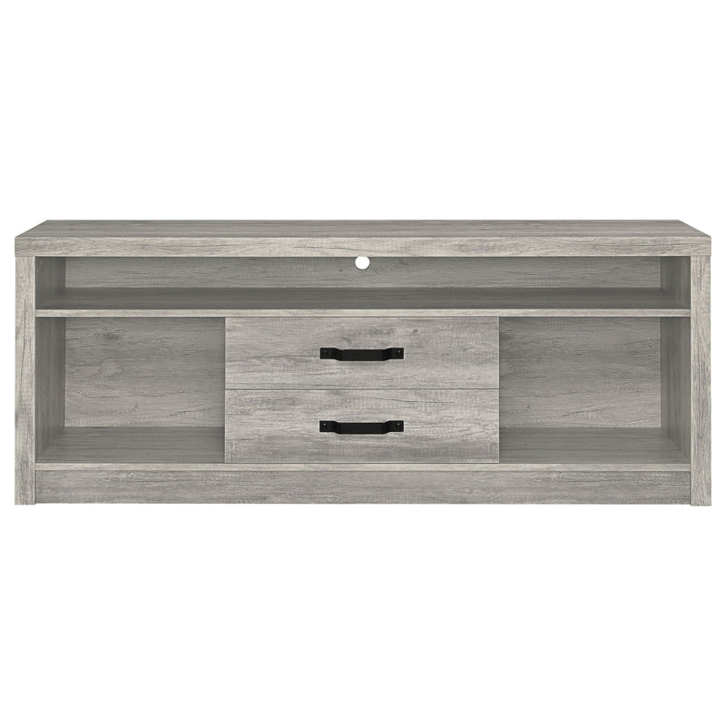 Bergeron - 2 Drawer TV Stand - Driftwood by HouseOfZazla