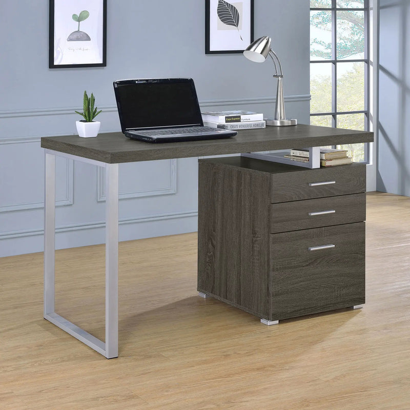 3 Drawer Reversible Office Desk by HouseOfZazla