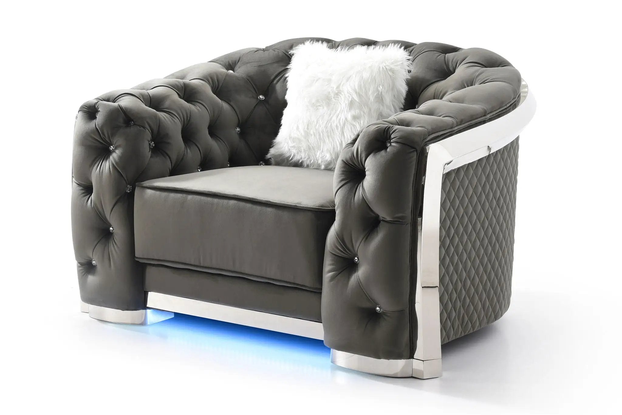 Sophisticated Accent Chair - Gray by Unique Piece Furniture