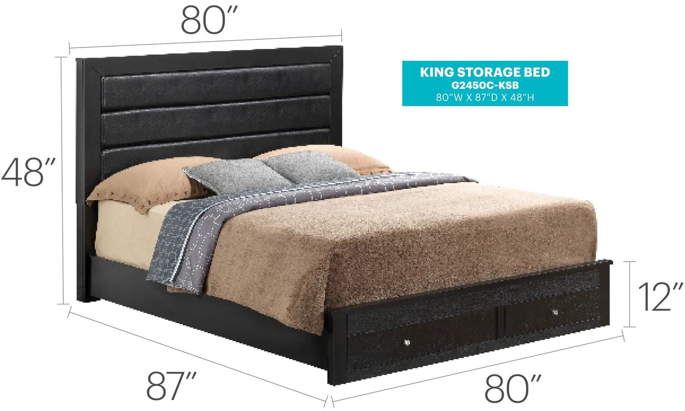 Elegant Storage Bed For Cozy Spaces by HouseOfZazla