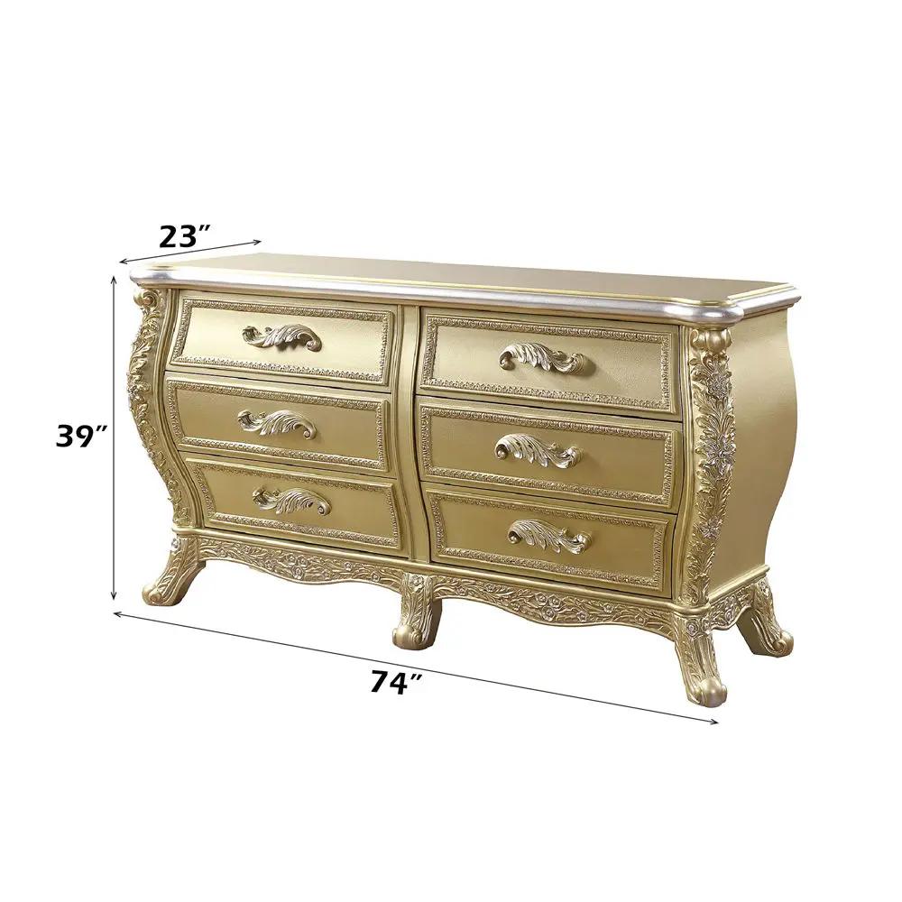 Cabriole - Server - Gold by Unique Piece Furniture