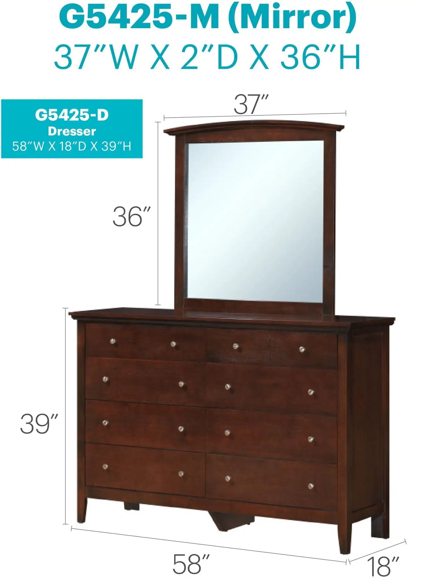 Hammond - Elegant Casual Dresser For Any Room by HouseOfZazla