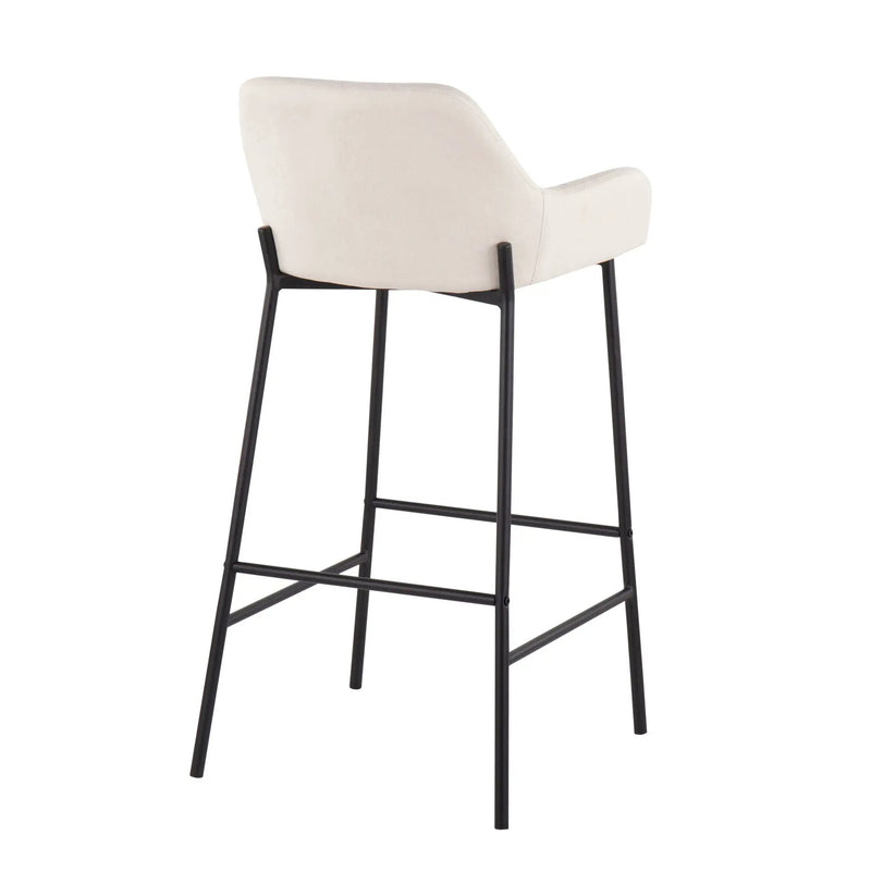 Daniella - Industrial Fixed Height Bar Stool (Set of 2) by Unique Piece Furniture