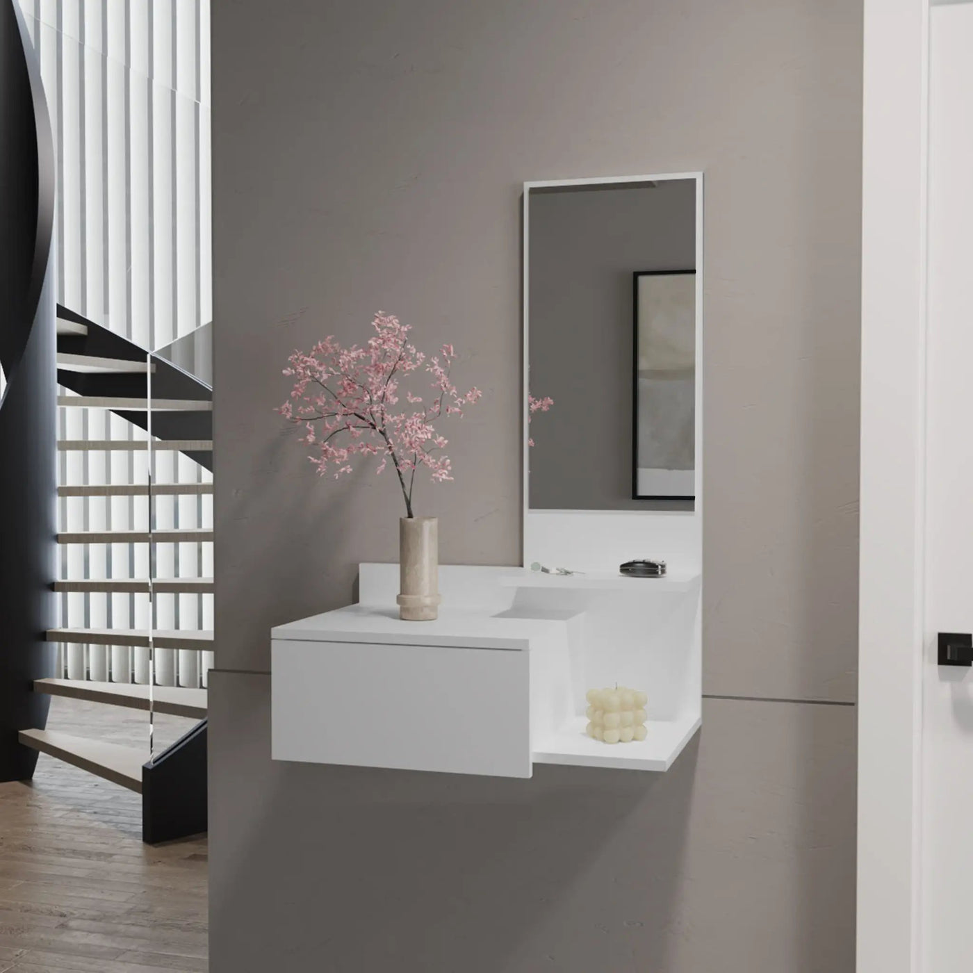 Lowell - Floating Hallway Cabinet by Unique Piece Furniture