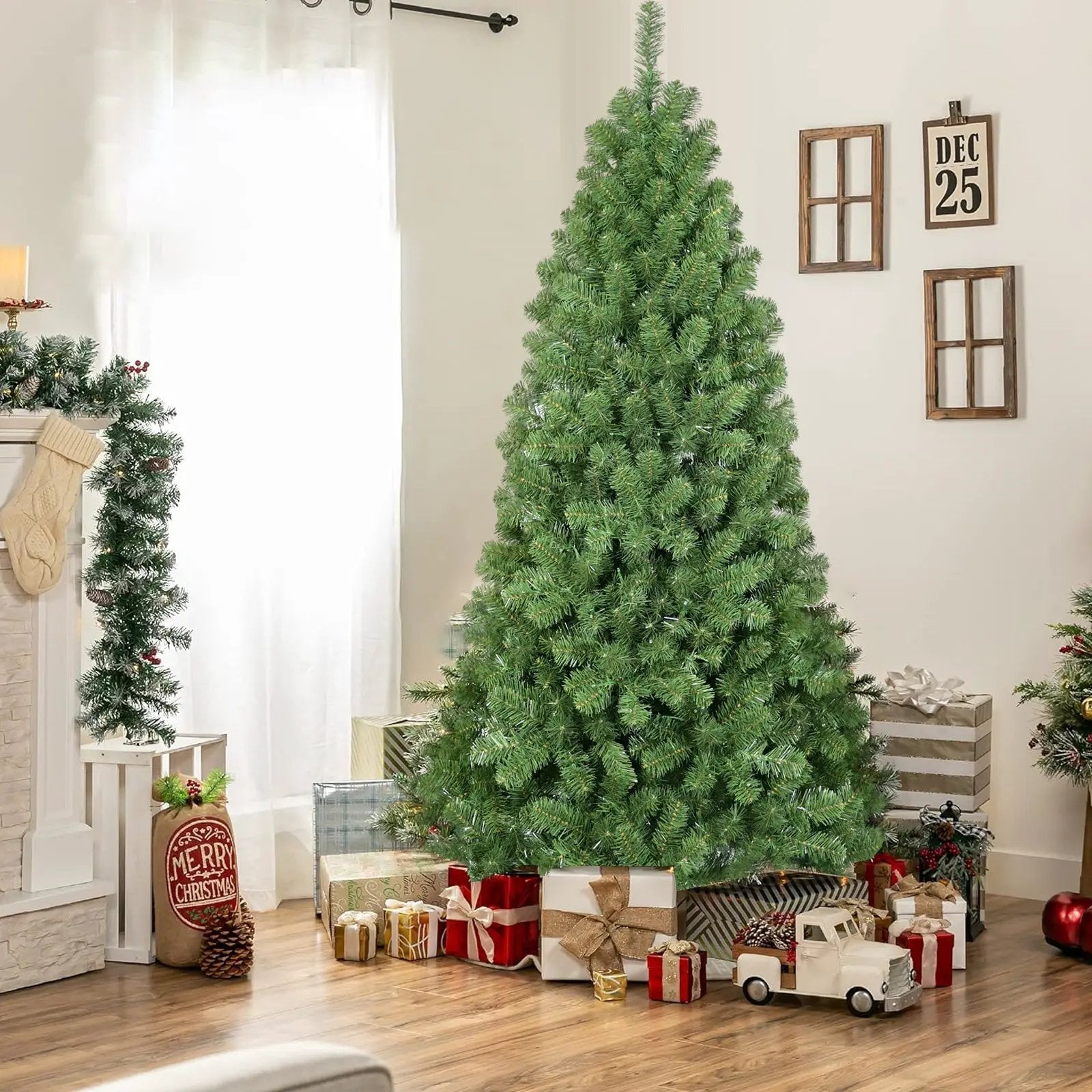 7ft Christmas Tree with Memory Wire, 1064 Tips by HouseOfZazla