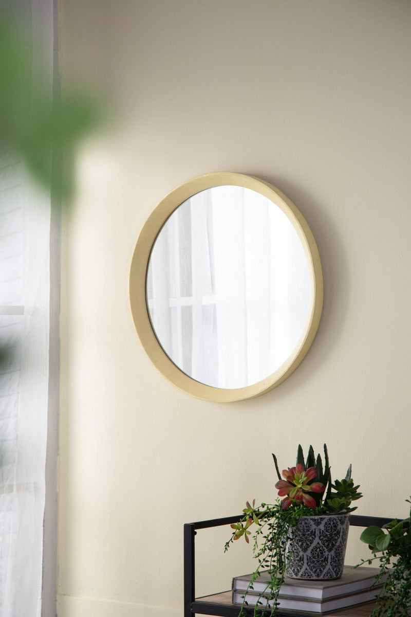 Transitional Decor Style Wall Mirror Decor With Frame For Bathroom by HouseOfZazla