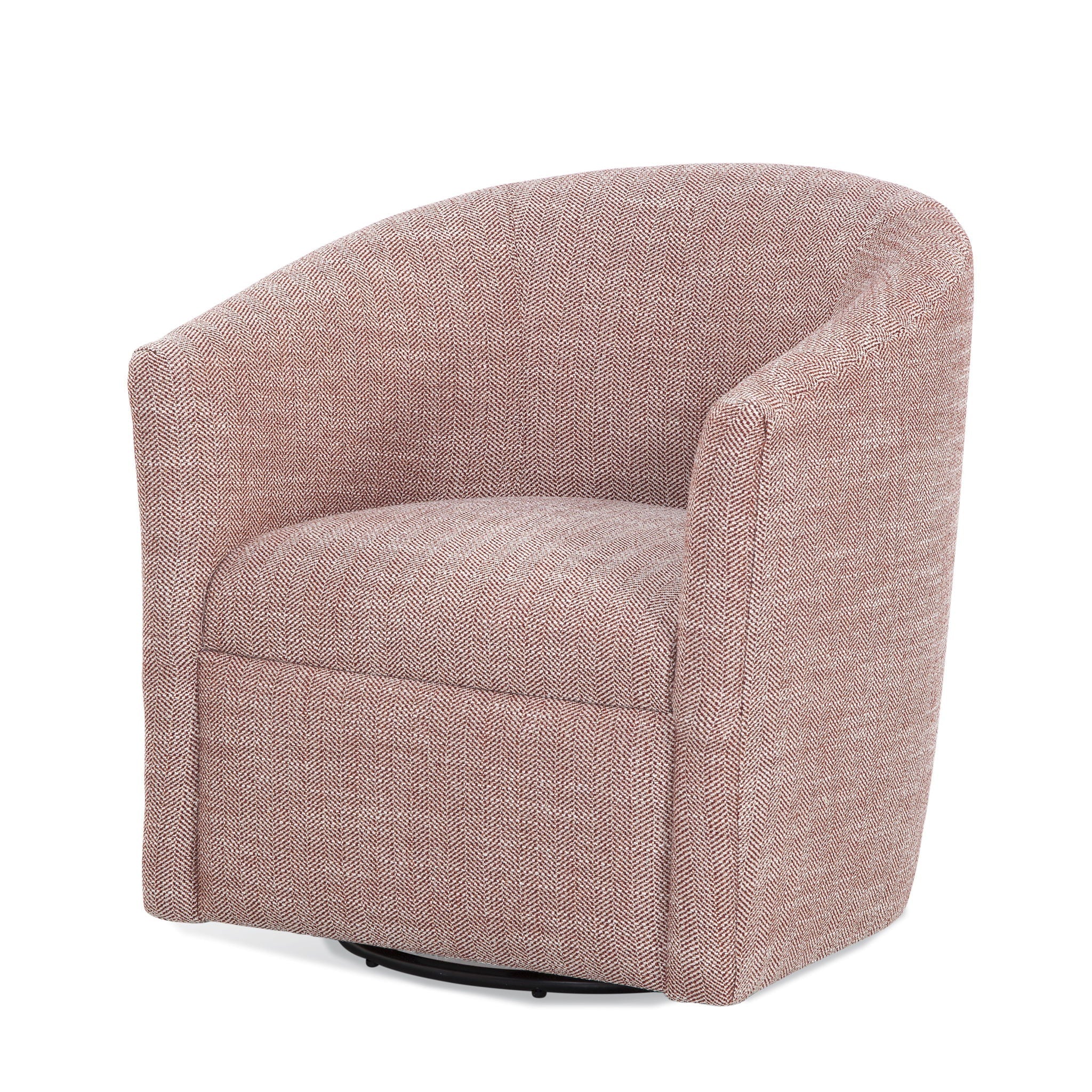 Lainey - Swivel Barrel Chair With 360 Degree Rotation by HouseOfZazla