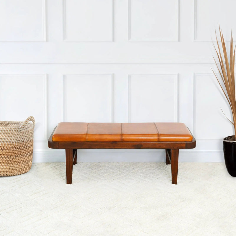 Maddox - Bench - Rustic / Tan by HouseOfZazla