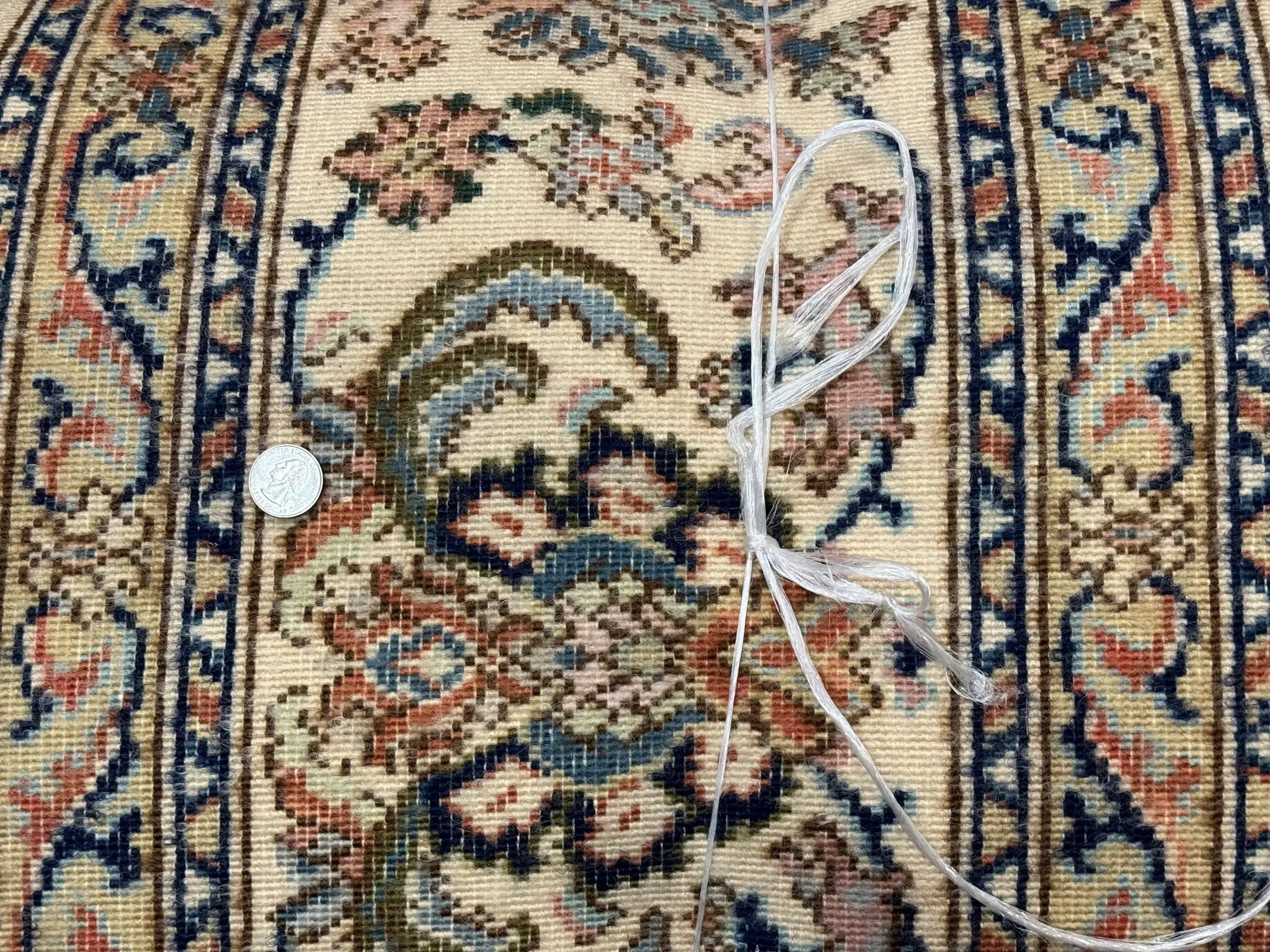 8.8 x 12 Karastan Tabriz Rug #738 Wool Vintage Discontinued Original 700 Series by Jewel Rugs