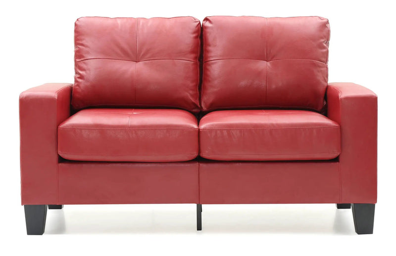 Newbury - Track Arm Loveseat For Cozy Spaces by Unique Piece Furniture