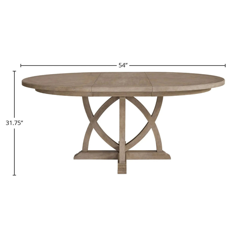 Round Dining Extendable Dining Table - Sand by Unique Piece Furniture