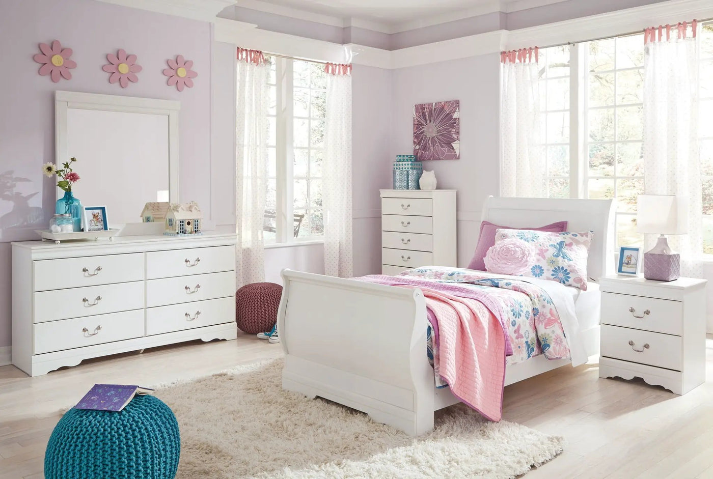 Anarasia - Sleigh Bed Set by Unique Piece Furniture
