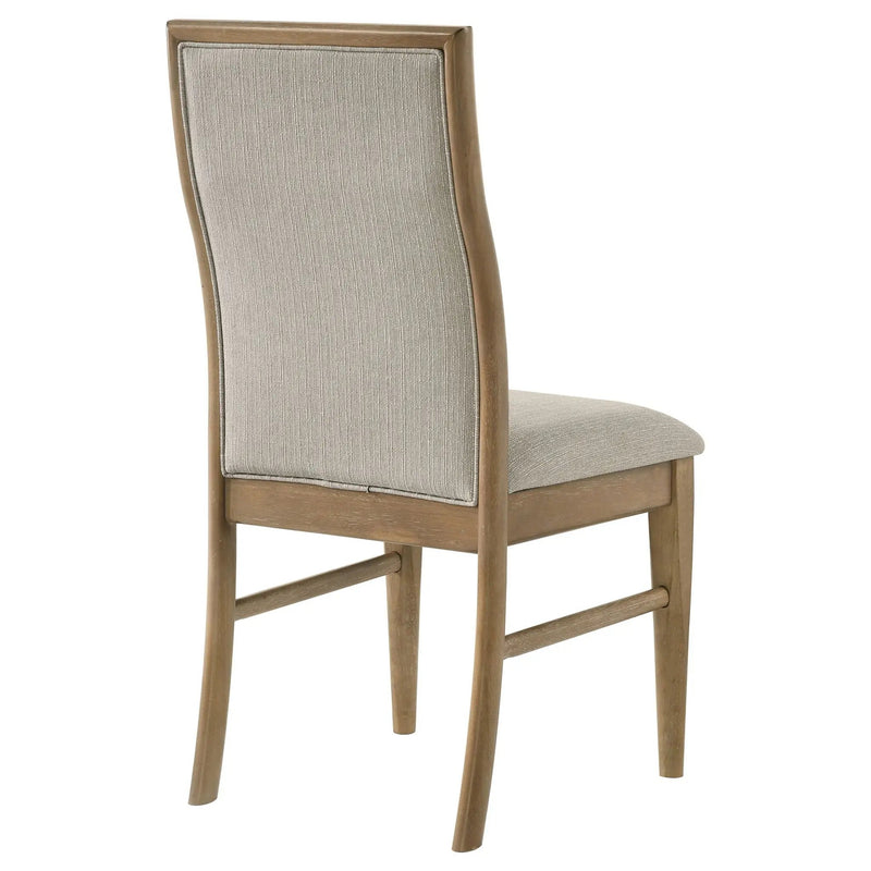 Adina Upholstered Dining Side Chair Barley (Set of 2) by Unique Piece Furniture