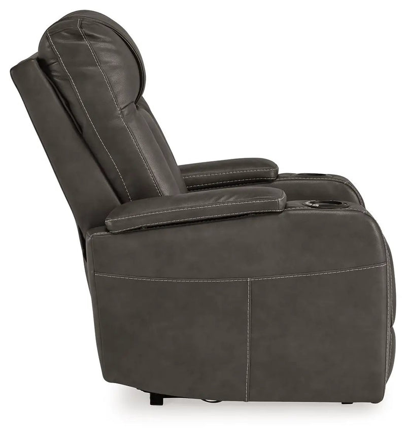 Feazada - Power Recliner With Adj Headrest by Unique Piece Furniture