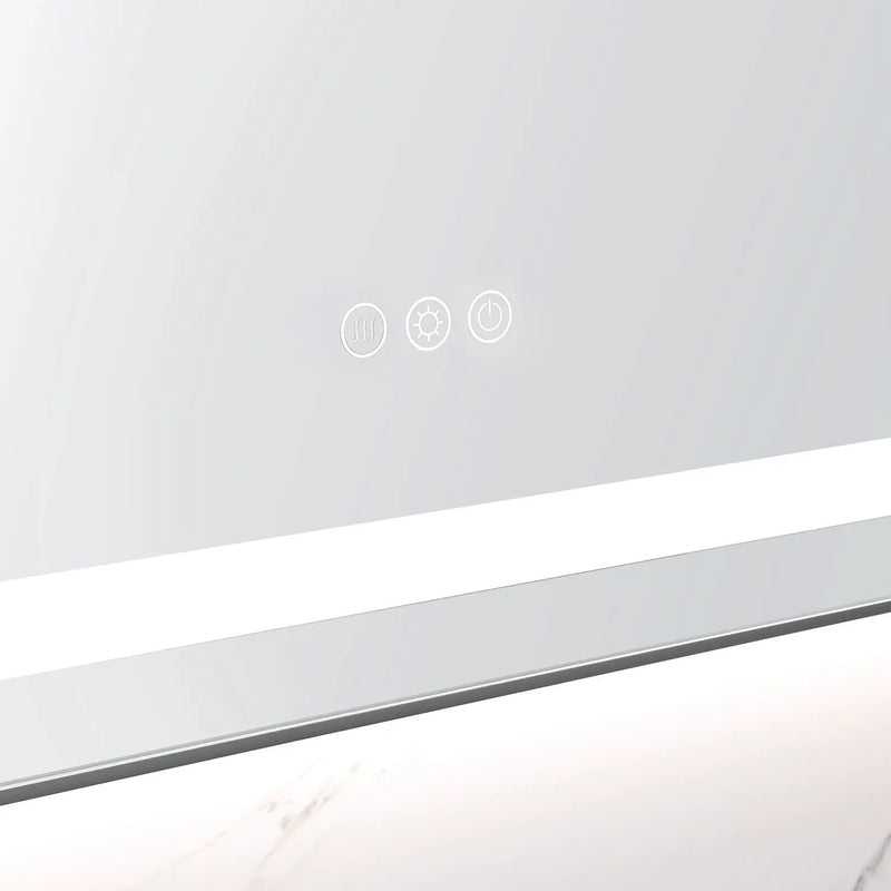 LED Bathroom Mirror with Front and Backlight by HouseOfZazla