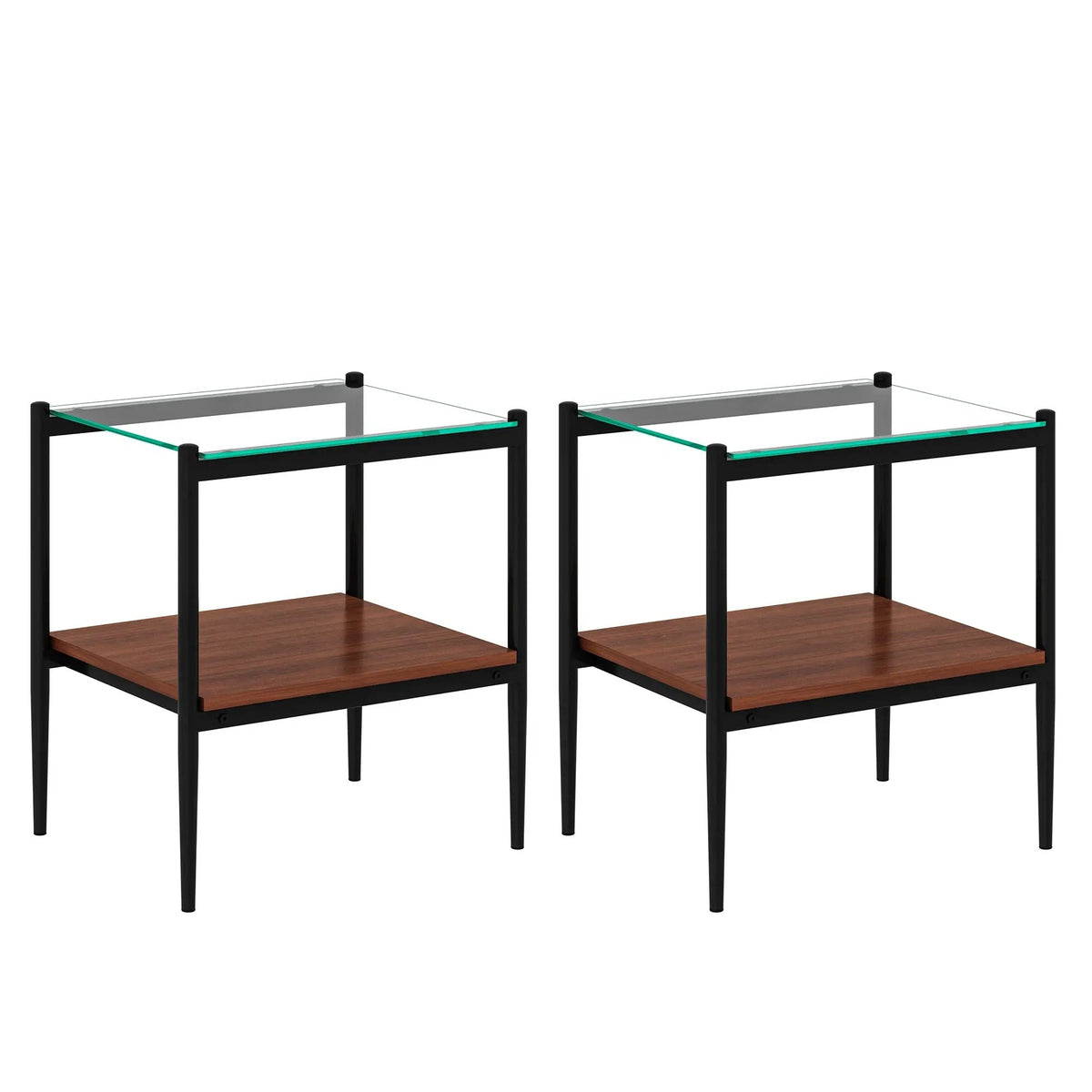 Set of 2 Rectangle End Table by HouseOfZazla
