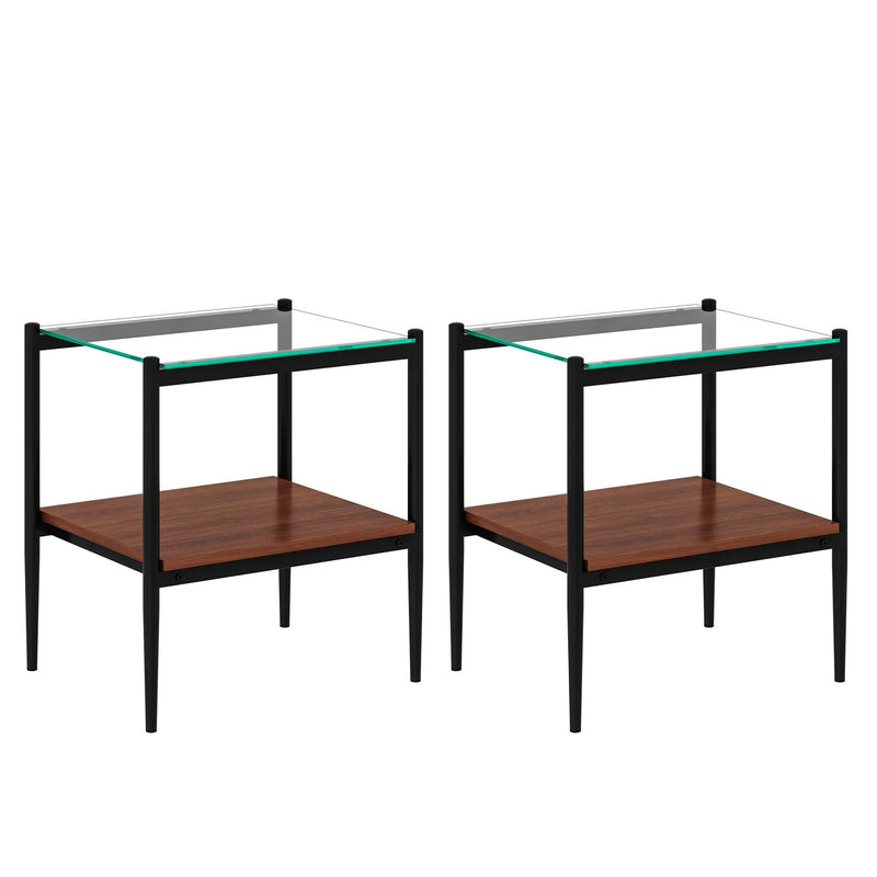 Set of 2 Rectangle End Table by HouseOfZazla