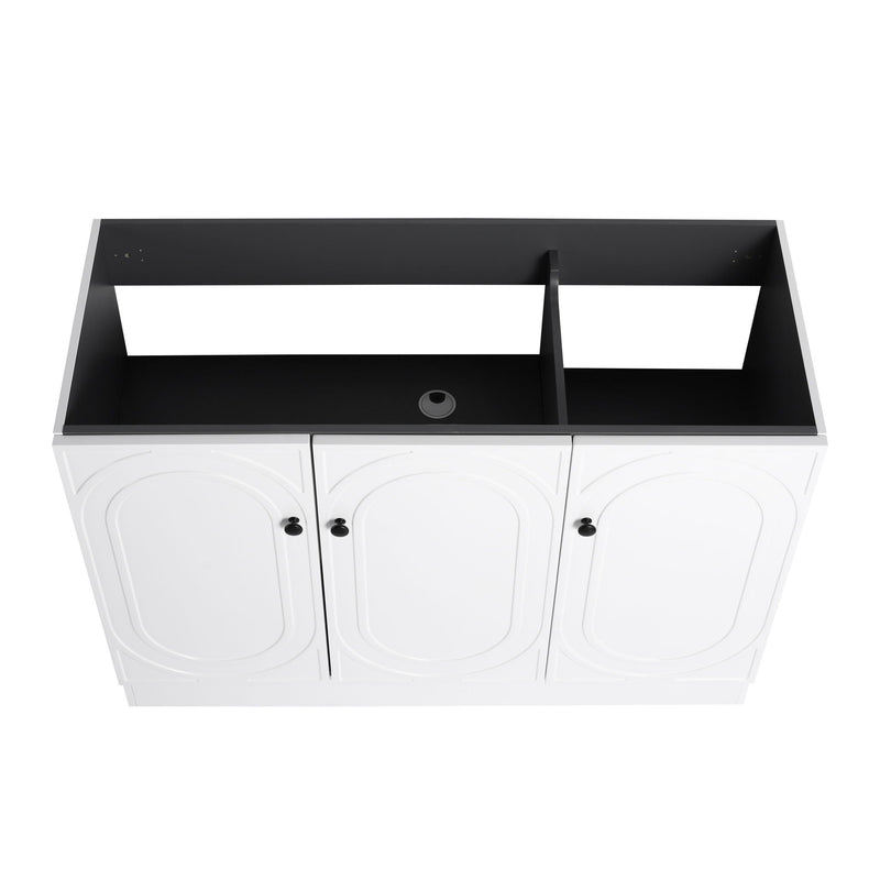 Modern Freestanding Bathroom Vanity With Soft Close Cabinet Doors by HouseOfZazla