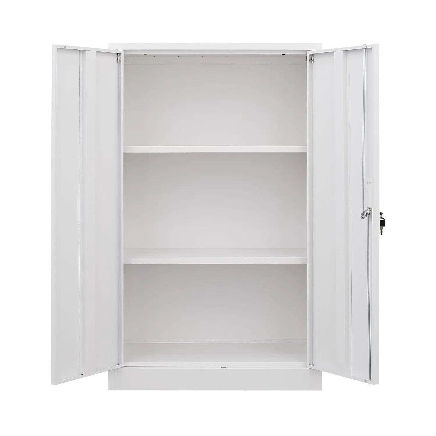 Metal Storage Cabinet With Locking Doors And Adjustable Shelf, Folding Filing Storage Cabinet, Folding Storage Locker Cabinet For Home Office, School, Garage by HouseOfZazla