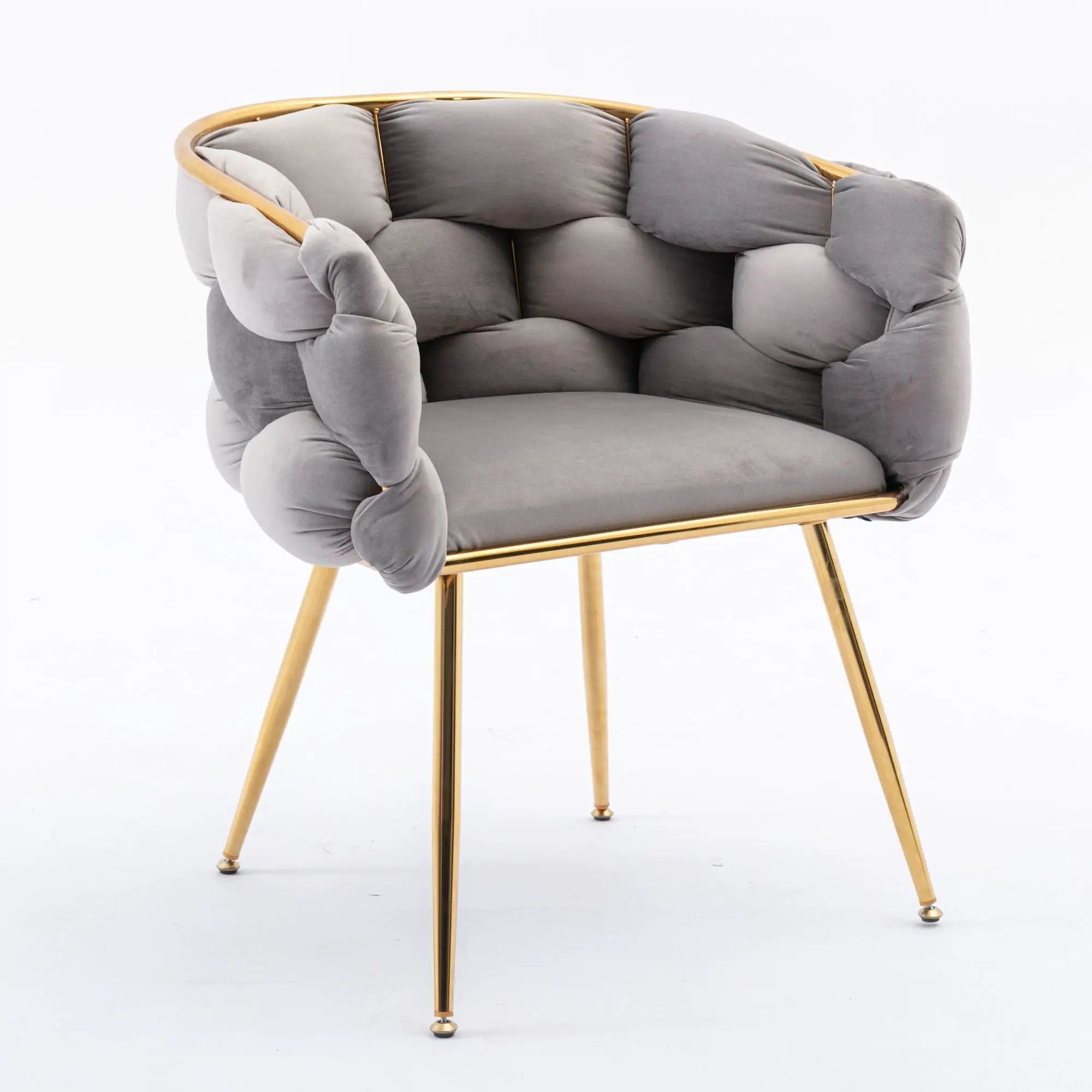 Luxury Modern Simple Leisure Single Sofa Chair Bedroom Lazy Person Household Dresser Stool Manicure Table Back Chair by Unique Piece Furniture
